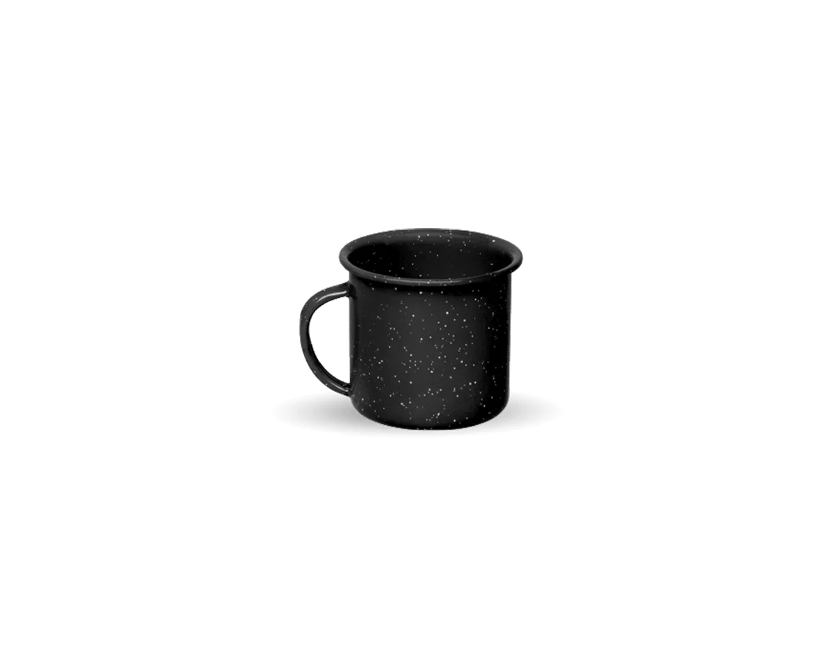 Tasses à café expresso octogonales noires et blanches pour Moka